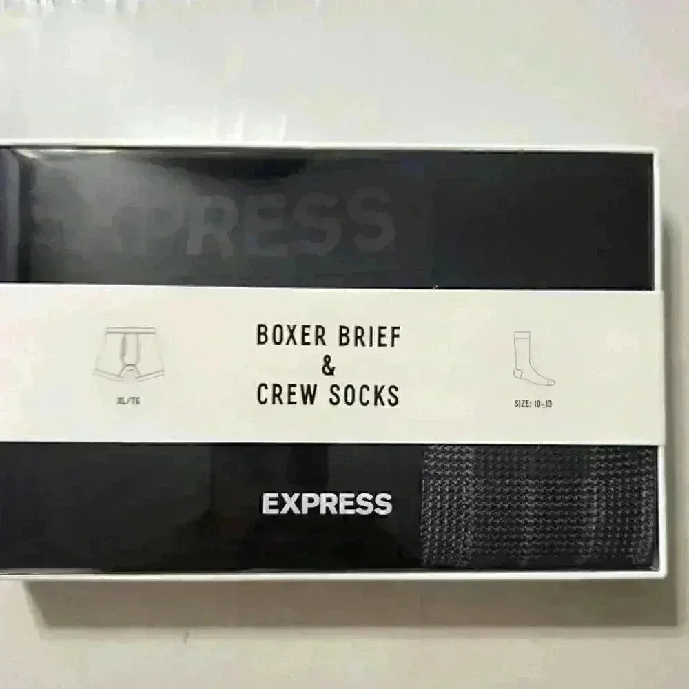 Boxer Briefs and Crew Socks Set